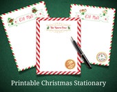 Blank North Pole Mail, Blank Elf Mail, Stationery Paper, Printable Christmas Stationery, Letter from Santa, Elf Printable, Instant Download