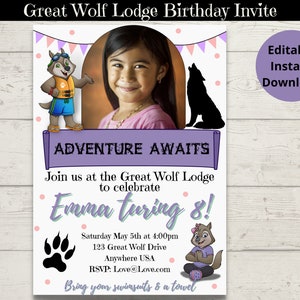 Wolfoo and Friends Birthday Invitation Amazing Price 6.00$