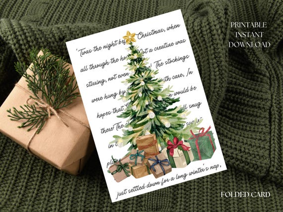 Biglietto di auguri di Natale per nipote, con scritta in inglese
