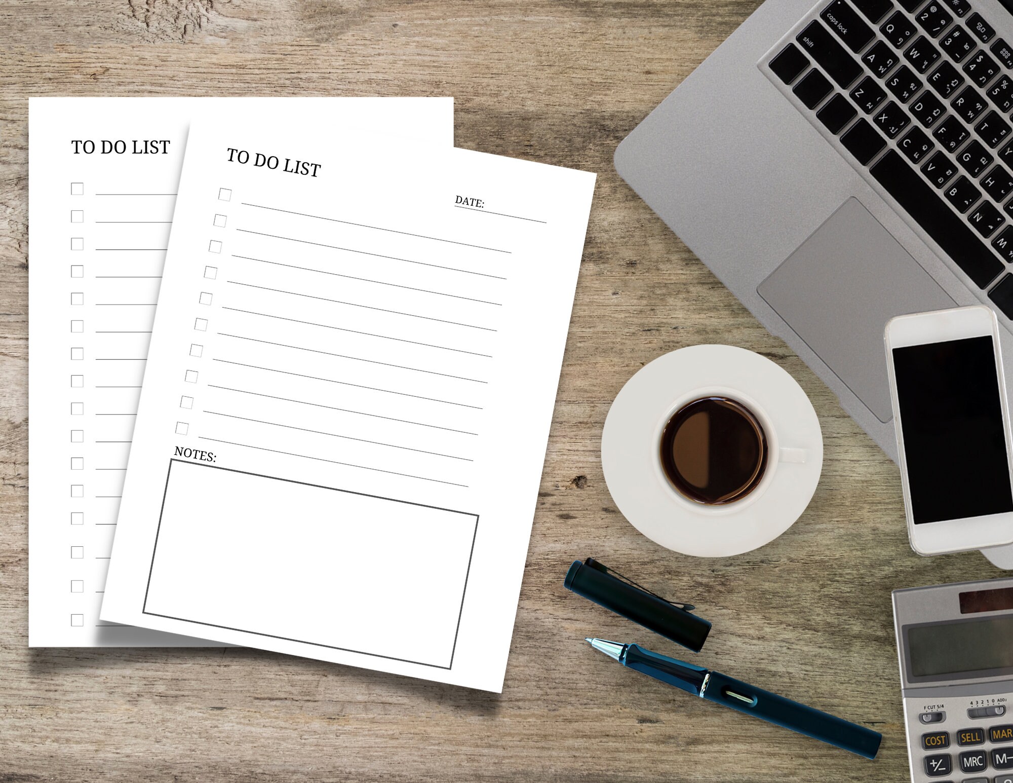 Minimal to Do List Printable, Simple Tasks List Template, Productivity ...