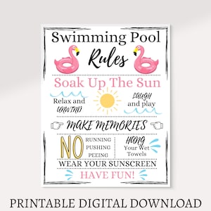 Swimming Pool Rules Rustic Sign, Swimming Pool SVG, Pool Sign SVG, Summer Sign, Printable Pool Sign, swimming pool signs, pool party sign