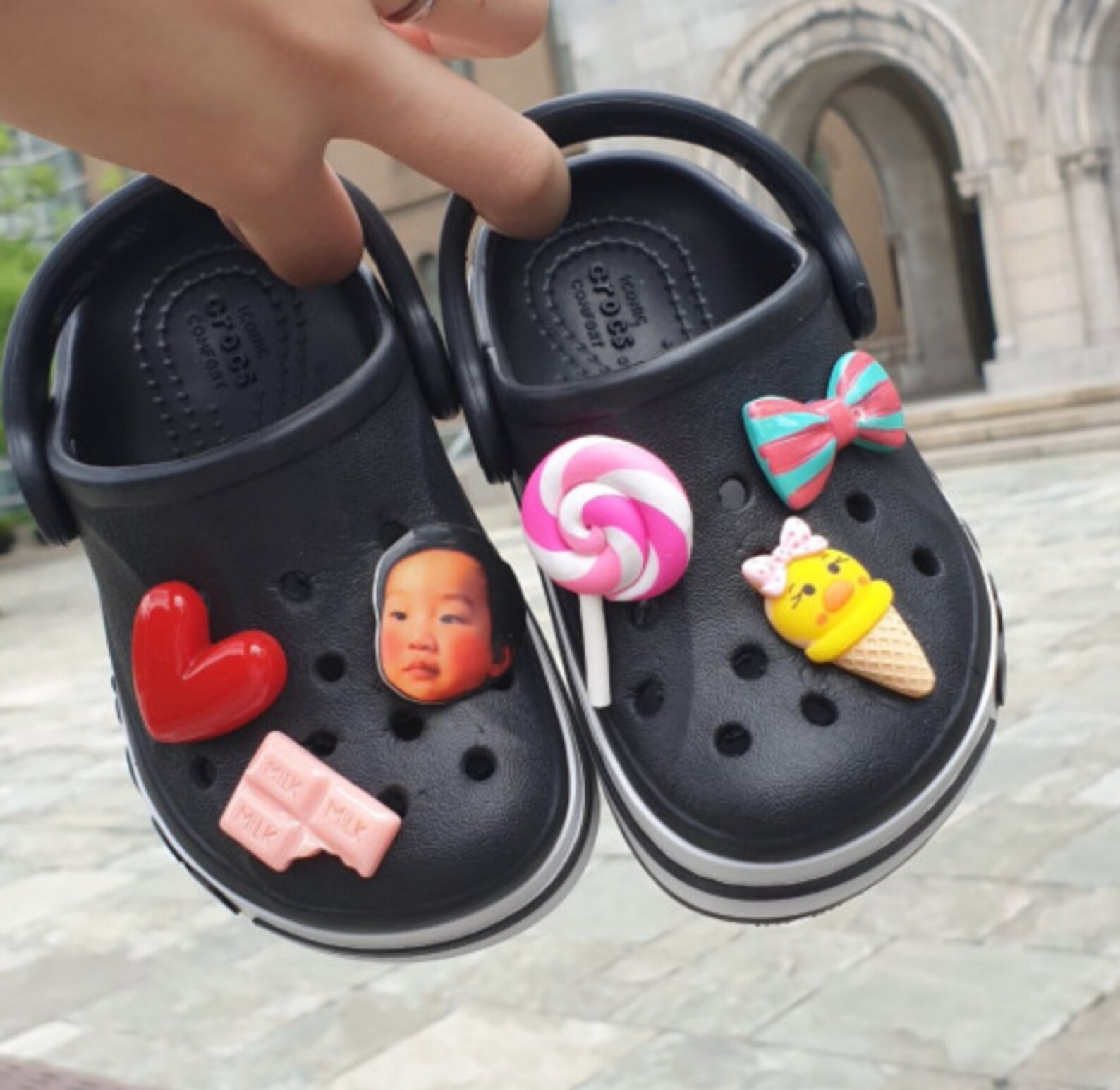 Custom face Croc Charm Put your Face on Charms Croc Charms Etsy