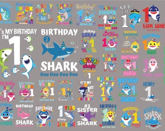 Free Free 134 1St Birthday Shark Svg SVG PNG EPS DXF File