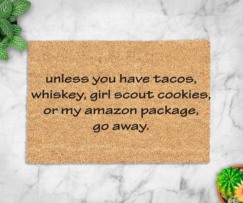 welcome doormat personalized doormat outdoor doormat Unless You Have Tacos Doormat Funny Doormats Custom Doormats,Tacos Doormat