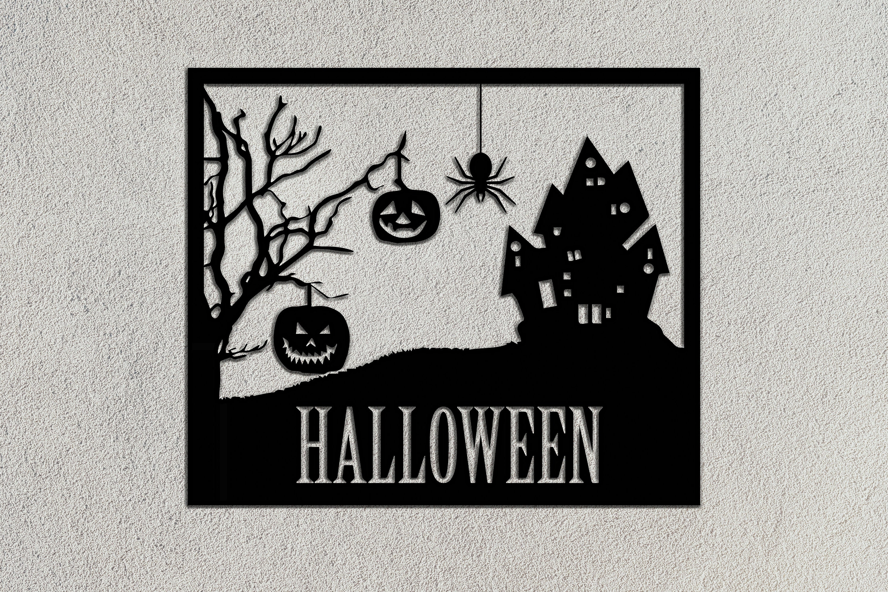 Halloween Metal Signs
 Halloween metal sign Pumpkin metal sign Happy Halloween