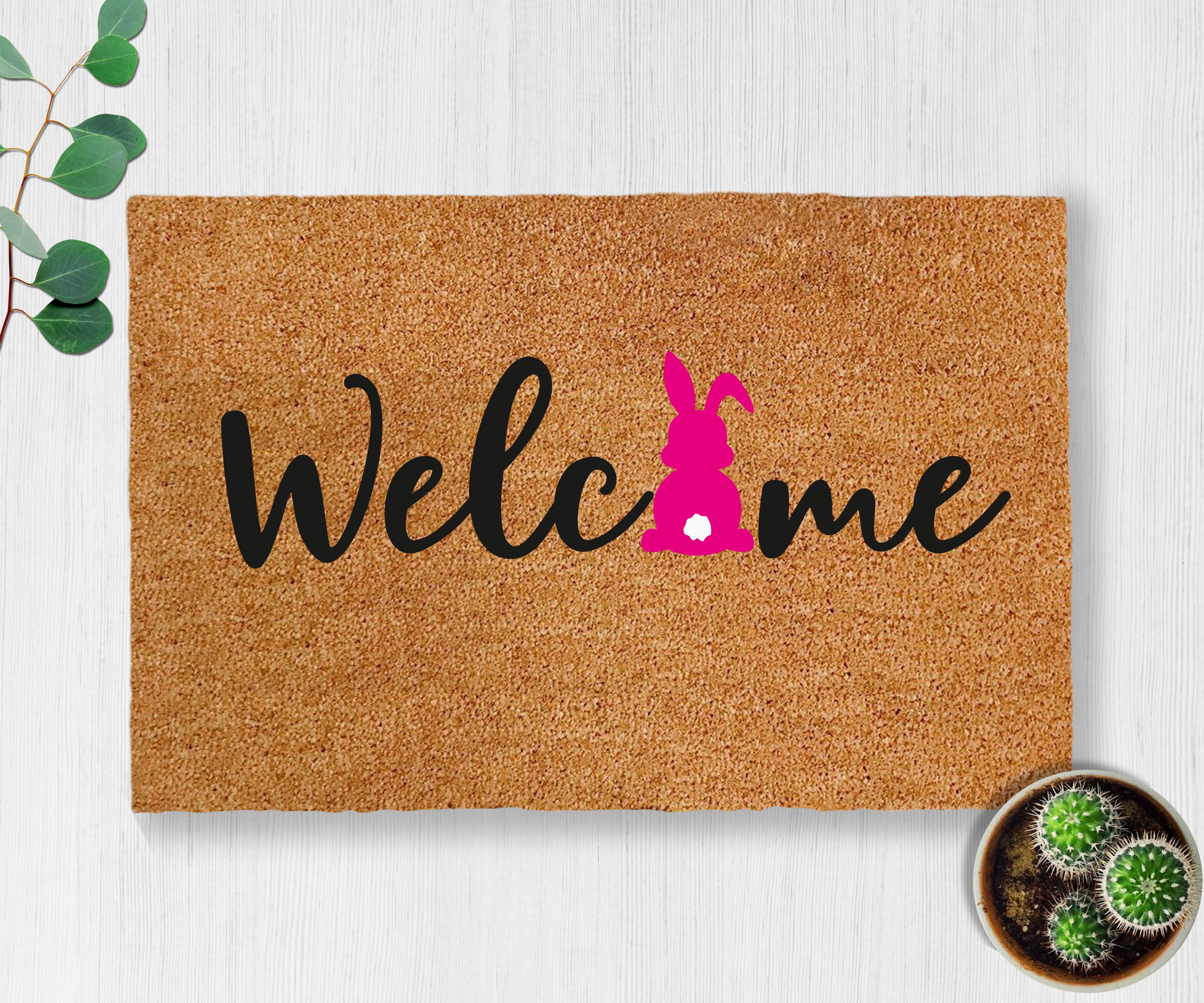 Easter Doormat Bunny Doormat Custom Mat Etsy
