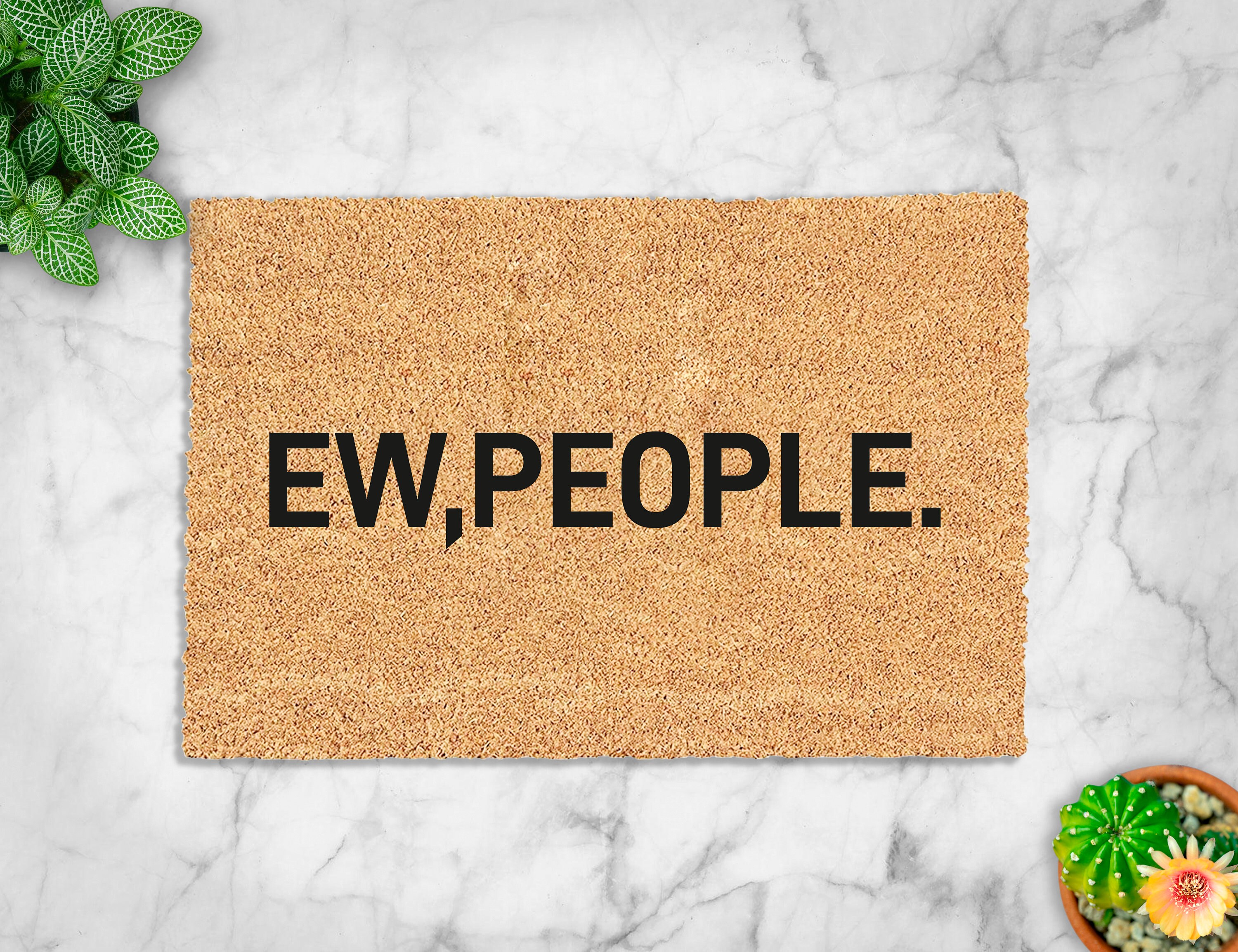 Ew People Doormat/ Funny Doormat / Introvert Doormat / Etsy