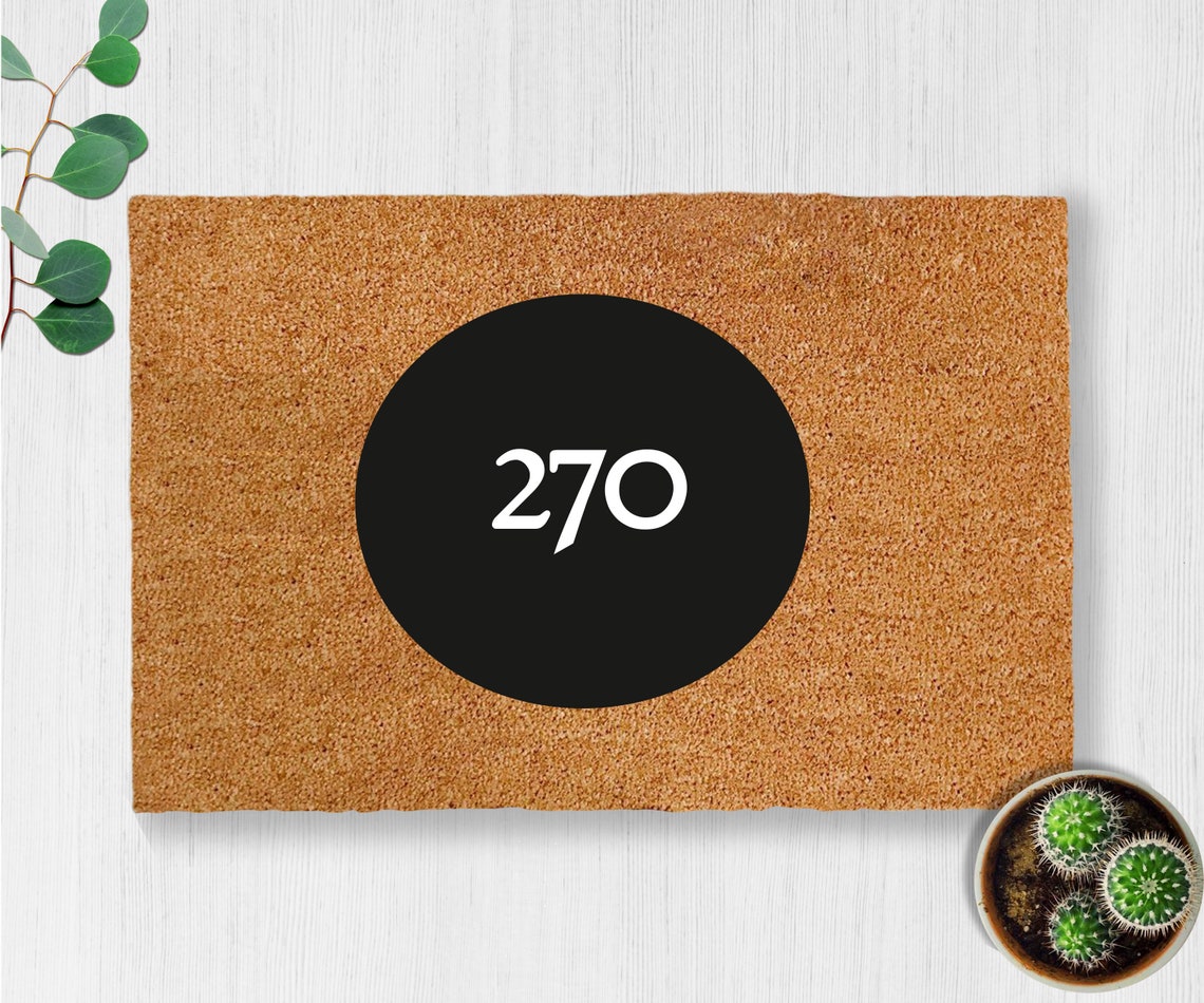 Personalised Door Mat Custom Doormat Housewarming Gift Etsy