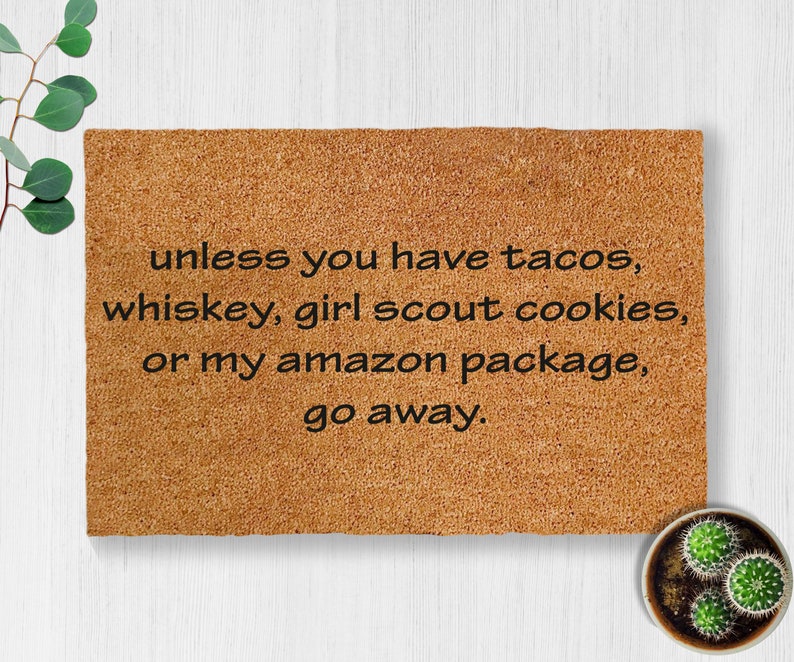 welcome doormat personalized doormat outdoor doormat Unless You Have Tacos Doormat Funny Doormats Custom Doormats,Tacos Doormat