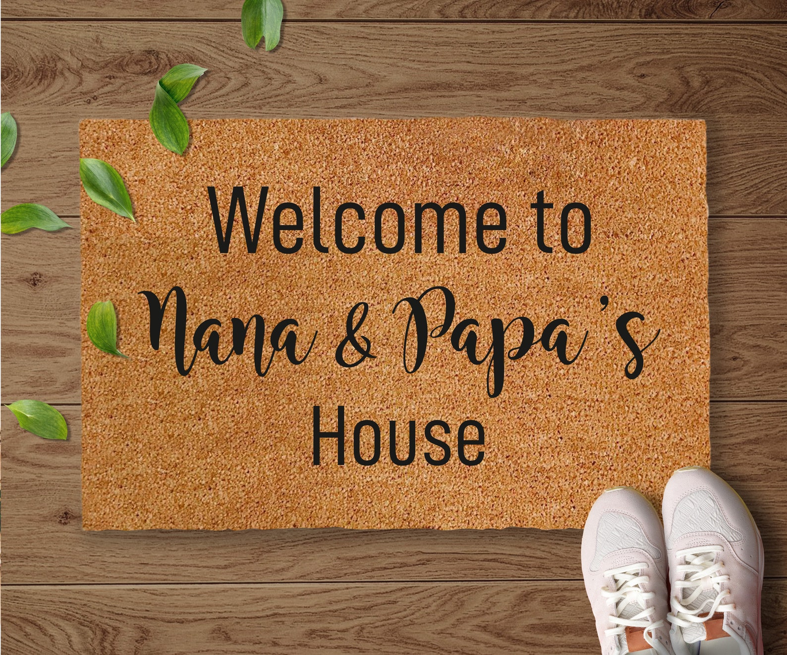 to Nana and Papas House Doormat Grandparents Doormat Etsy
