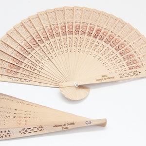 Wooden fan Bulk for wedding favor , Natural Wood Fans , Hand Fan for Wedding Gift,Wedding Party Favour,Personalized Wedding Fans