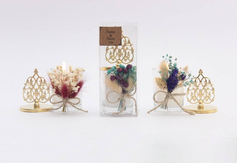 Baby Shower Candle Gift Wrapped Wedding Gifts . Bridal Brachelor Party Favor Bridesmaid Candle Custom Wedding Candles Favors