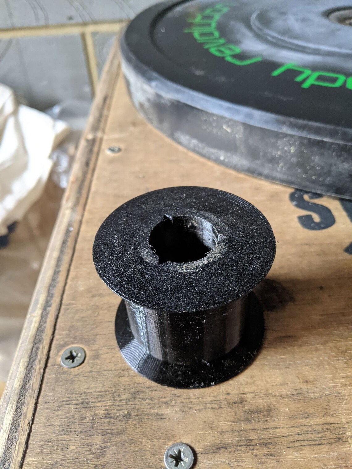 Olympic Plate Adapter to 1 Inch standard Bar Etsy