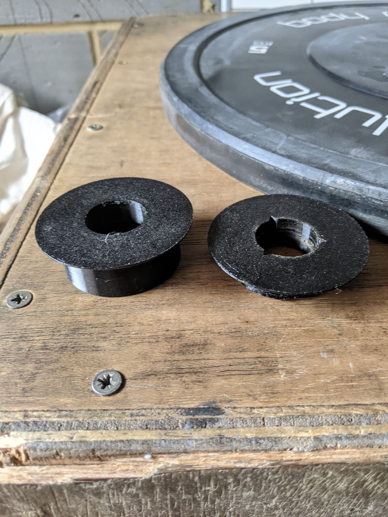 Olympic Plate Adapter to 1 Inch standard Bar Etsy