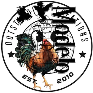 Gallo modelo PNG para el Día del Padre, archivo digital DTF listo para sublimación