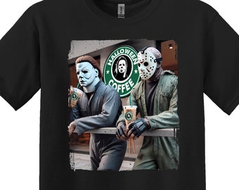 Halloween coffee shirt