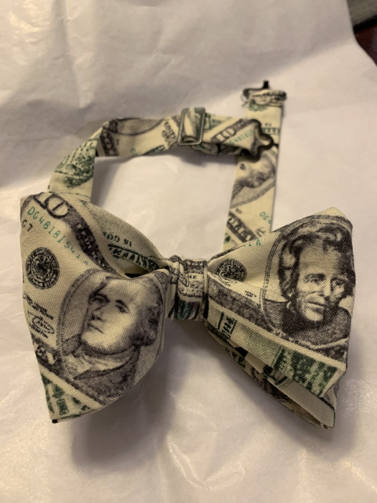 Show Me the Money Bow Tie Etsy