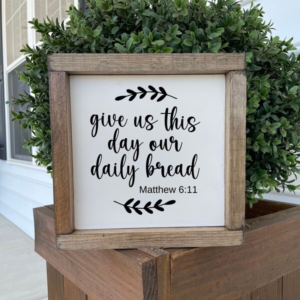 Break Bread Sign Etsy