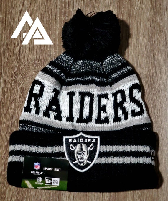 Las Vegas Raiders Knit Hat, Raiders Beanie, Winter Hat