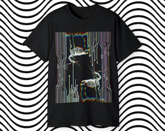 Circuit Deer Skeleton Cyber - Unisex Ultra Cotton Tee