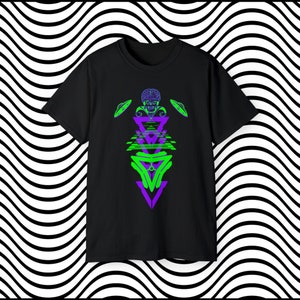 Cyber Mars Attacks Geometric Neon - Unisex Ultra Cotton Tee