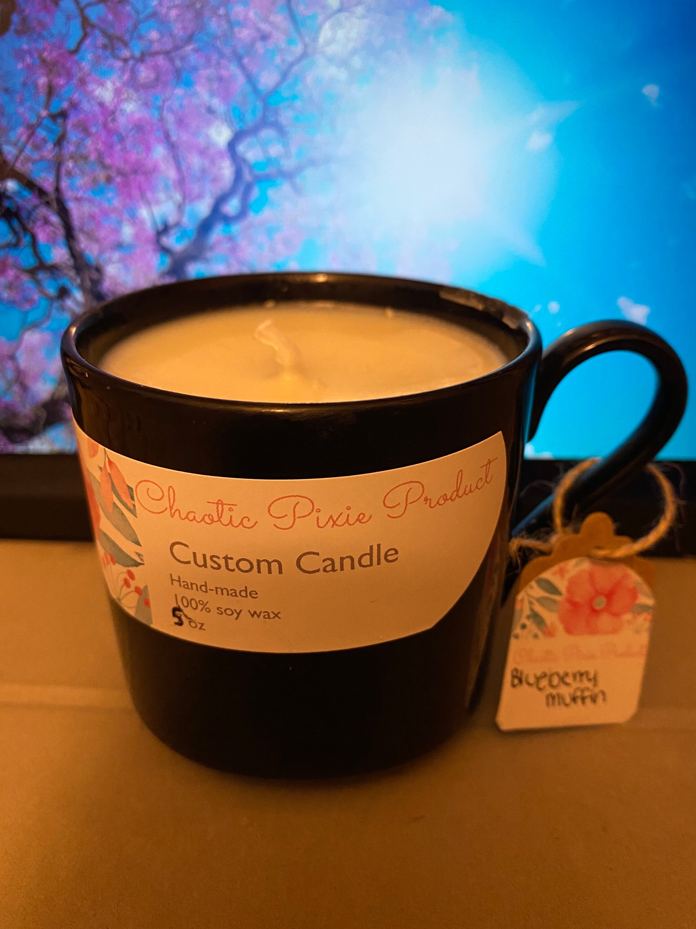 Coffee Mug Candles Etsy