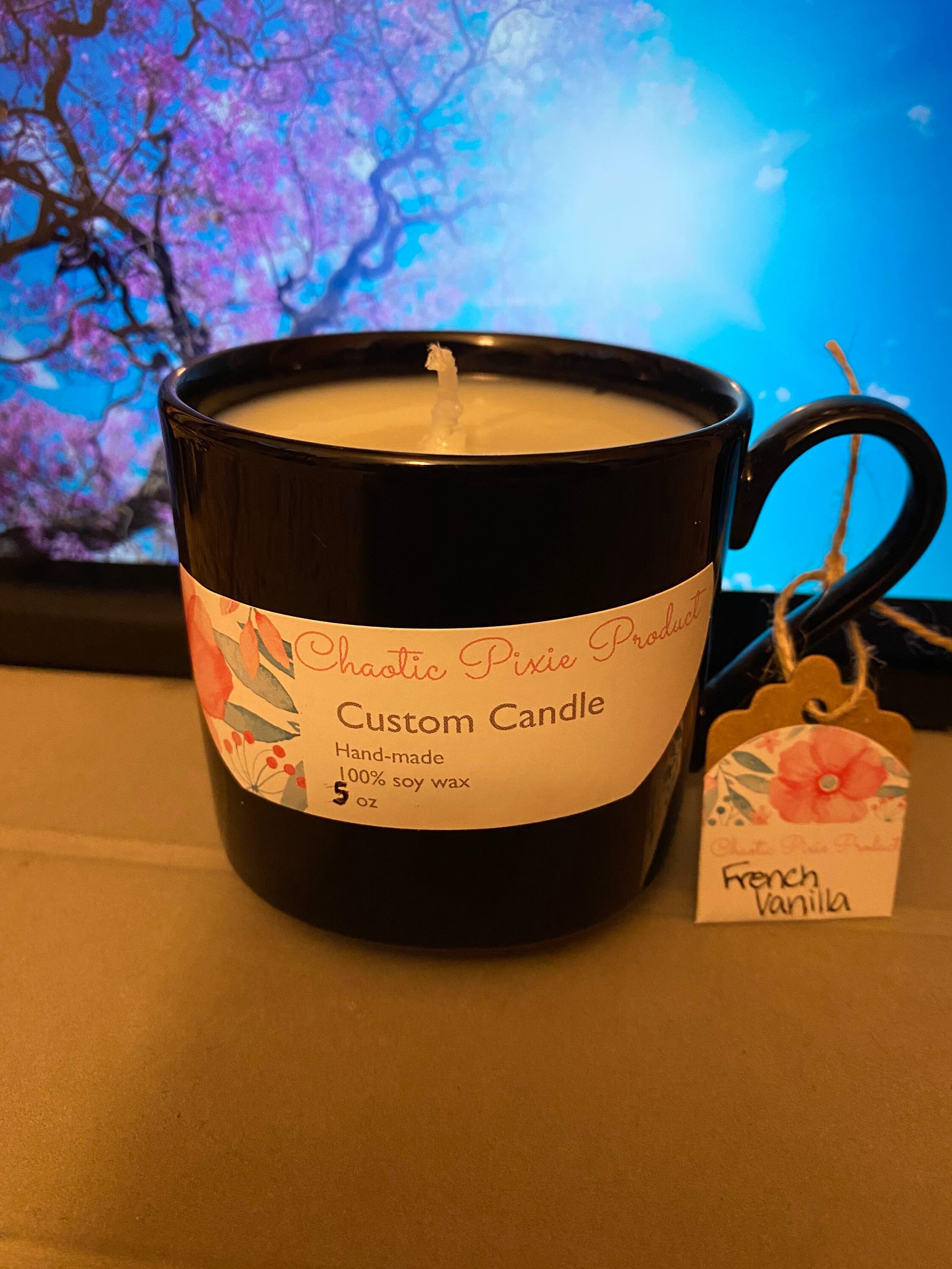 Coffee Mug Candles Etsy