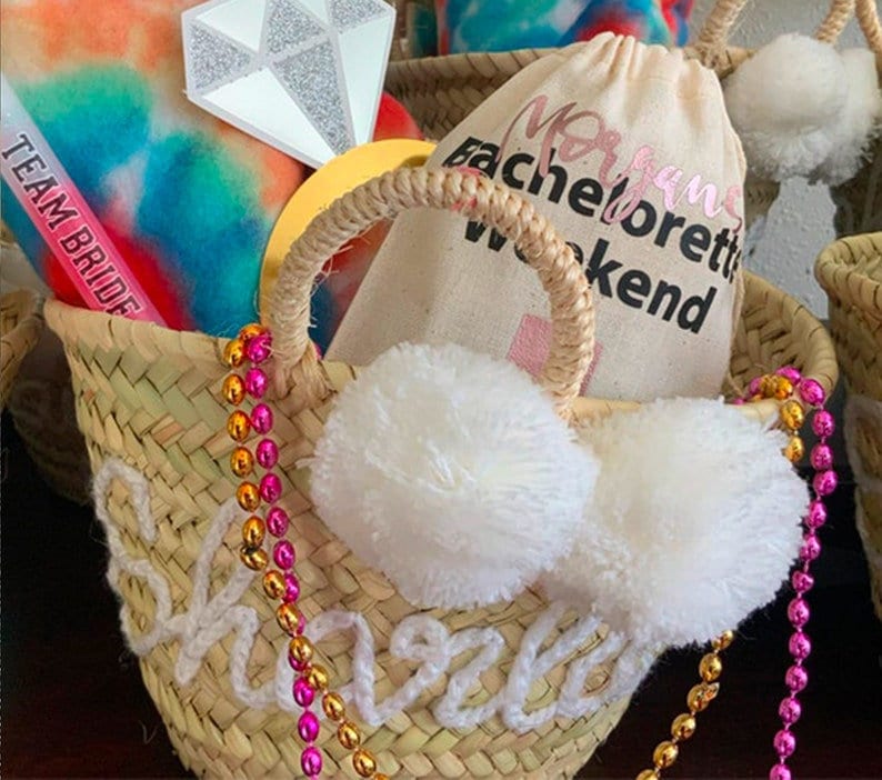 Personalized Bachelorette Party Gift Bag Bridesmaid Bag Etsy