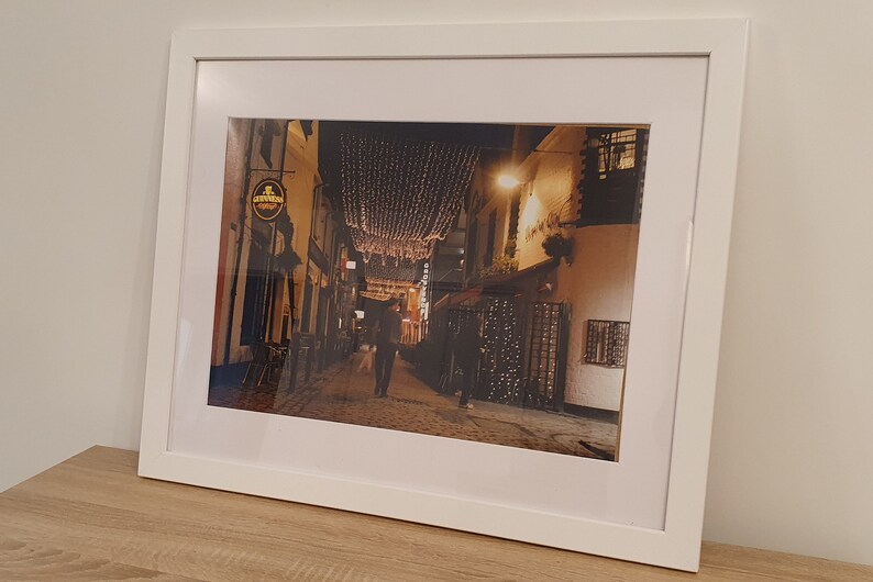 Photo Print Size A3 Large A2 Framed Glasgow Ashton Lane Photo Print