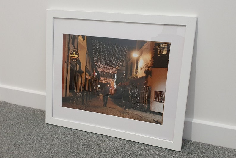 Photo Print Size A3 Large A2 Framed Glasgow Ashton Lane Photo Print