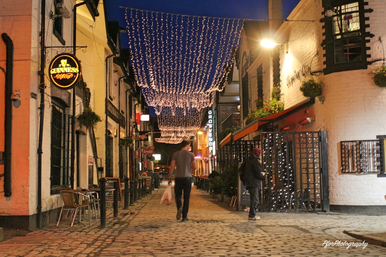 Photo Print Size A3 Large A2 Framed Glasgow Ashton Lane Photo Print