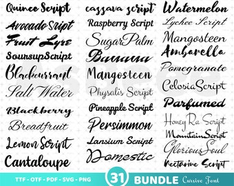 Download Font Bundle Svg Etsy