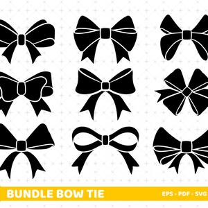 Bow tie svg Bow SVG file Bow vector Bow clipart Bow svg bundle Cheer Bow Svg Cricut Cut Files Silhouette Studio Cut Files Bows svg