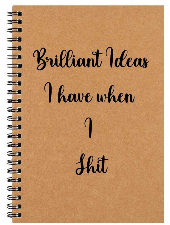Funny Notebook Gift Etsy