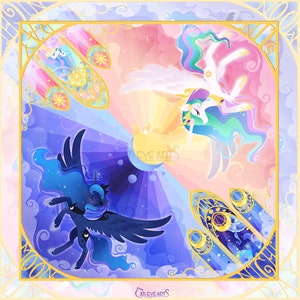 My little Pony Scarf / MLP / Princess Celesstia
