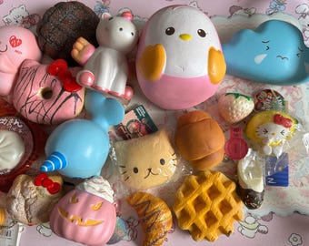 Rare Huge Branded Licensed Kawaii Squishy Collection Set