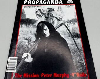 Propaganda Goth Magazine Issue Number 15 Fall 1990 RARE