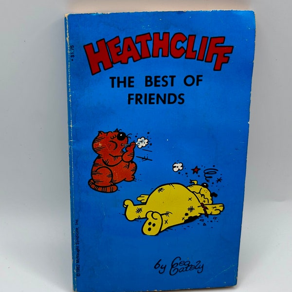 Heathcliff Best Of Friends Vintage 1980s  George Gately Paperback Digest Comic Book