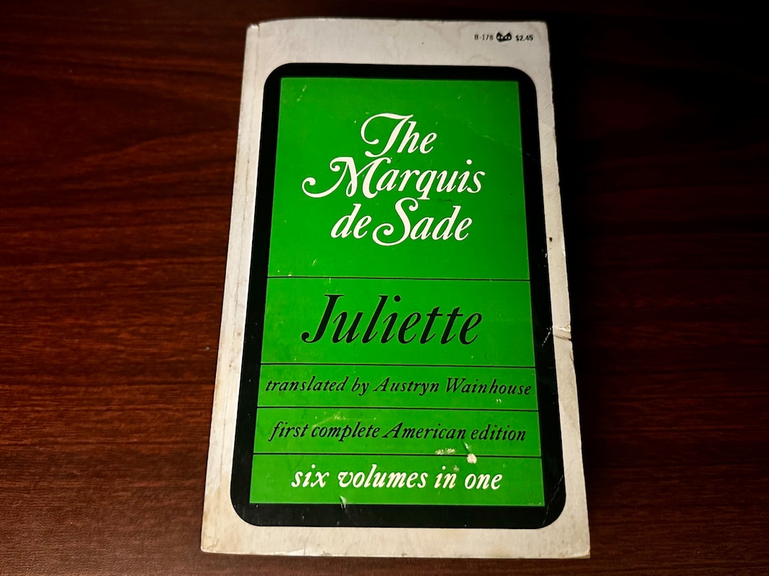 Marquis De Sade Juliette Grove Press First American Paperback Etsy