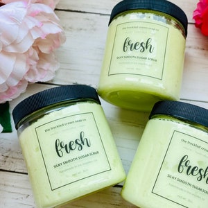 Sugar Scrub / 8 oz Natural Sugar Scrub / Exfoliating Scrub / Body Scrub / Sugar Body Scrub / Handmade Sugar Scrub / Multiple Scents
