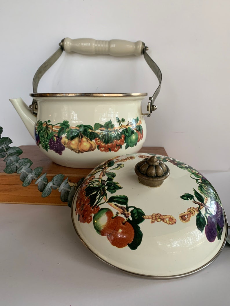 Vintage Vitroceramic Tabletops Unlimited Teapot Etsy