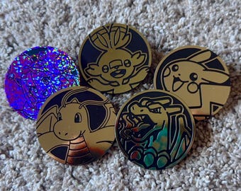 Pokemon Coin Pins