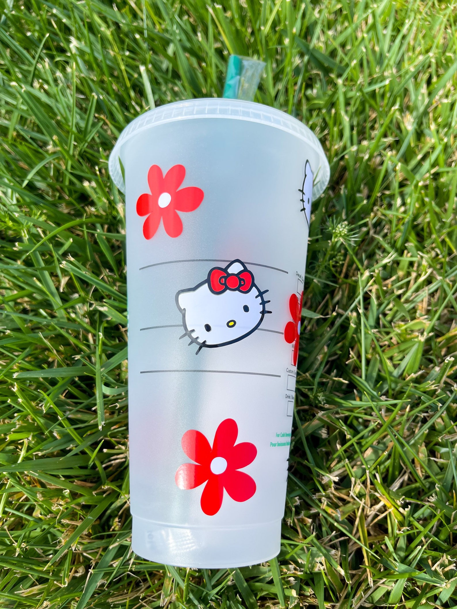 Hello kitty Starbucks Cup | Etsy