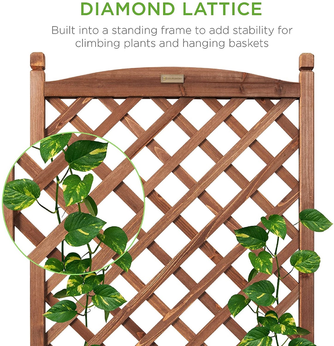lattice planter box lattice planter box