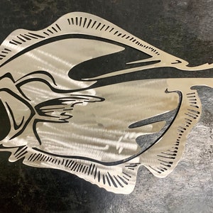 Metal Flounder Wall And Fence Art