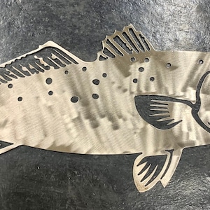 Speckled Trout Metal Wall Art Decor