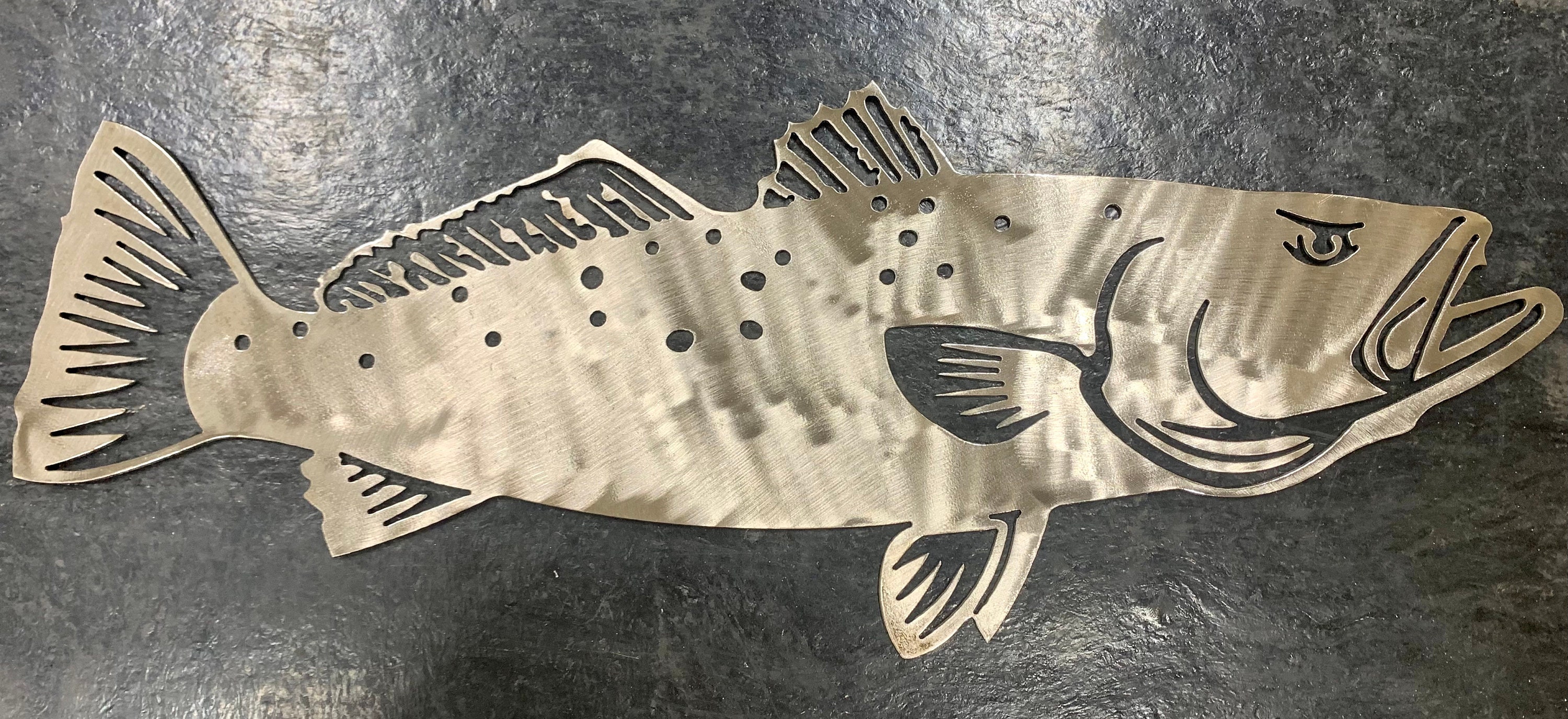 Speckled Trout Metal Wall Art Decor Etsy