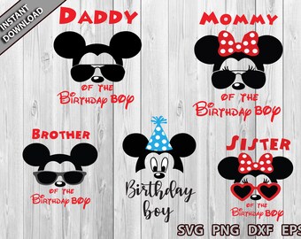 Download Mickey Mouse Birthday Shirt Svg Etsy