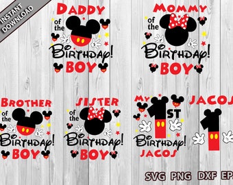 Download Mickey Mouse Birthday Svg Etsy