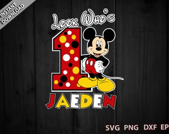 Download Mickey Mouse Birthday Svg Etsy